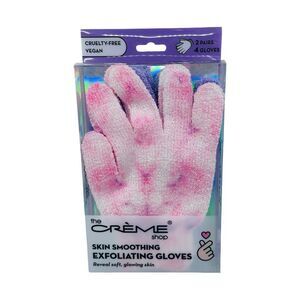 The Crème Shop Skin Smoothing Exfoliating Gloves - 2 Pairs